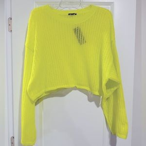 NWT Wild Fable Sheer Sweater Size L